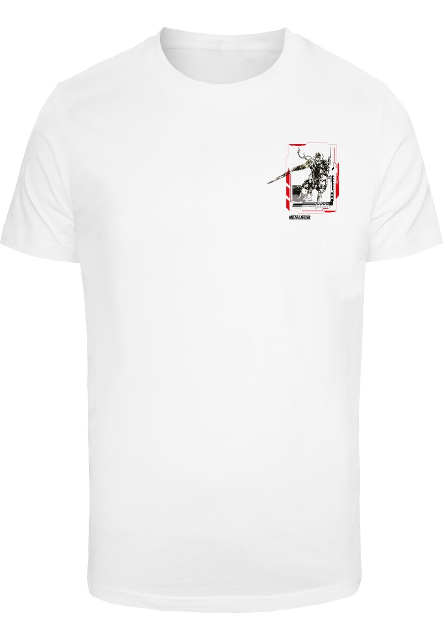 Классическая футболка Merchcode Shirt Metal Gear Solid Action, белый 
Классическая футболка Merchcode Shirt Metal Gear Solid Action, белый