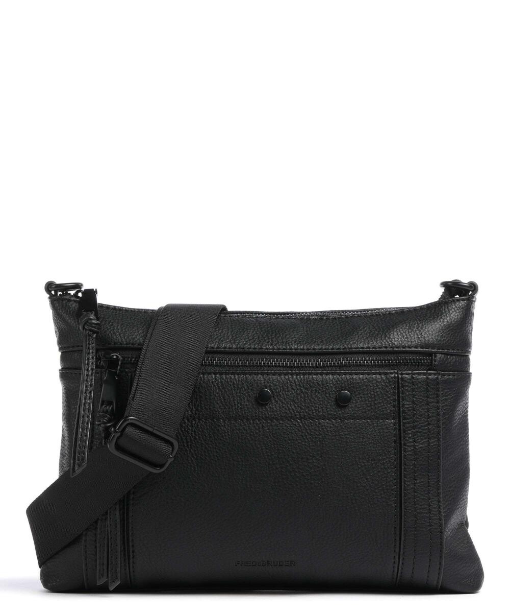 Глубокая темная сумка через плечо из искусственной кожи Fredsbruder, черный
Глубокая темная сумка через плечо из искусственной кожи Fredsbruder, черный