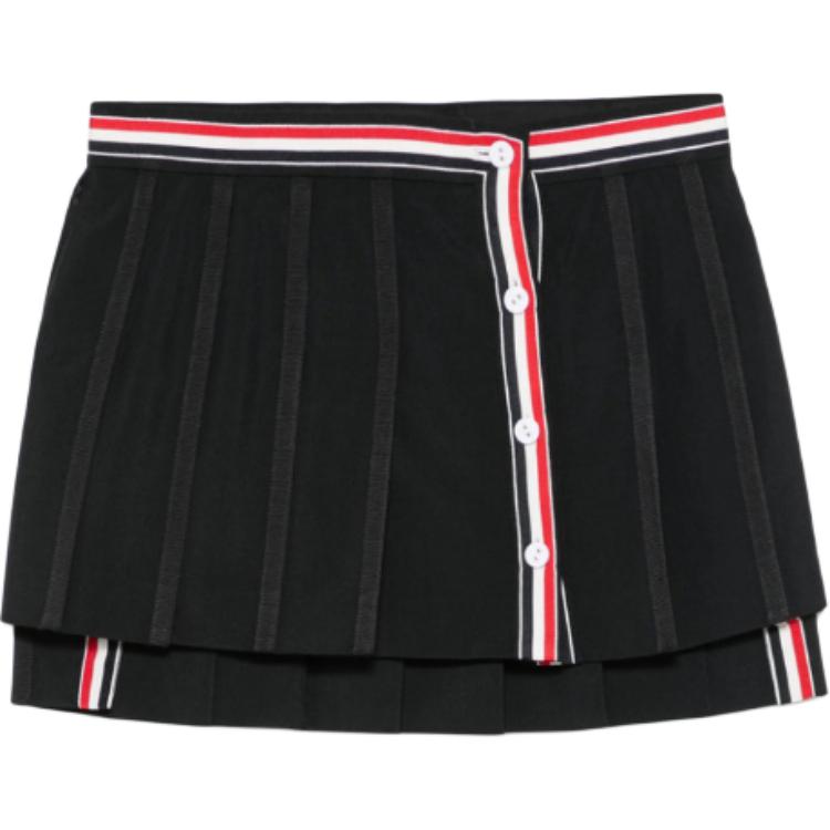 Плиссированная мини-юбка длины миди THOM BROWNE, черный
Плиссированная мини-юбка длины миди THOM BROWNE, черный