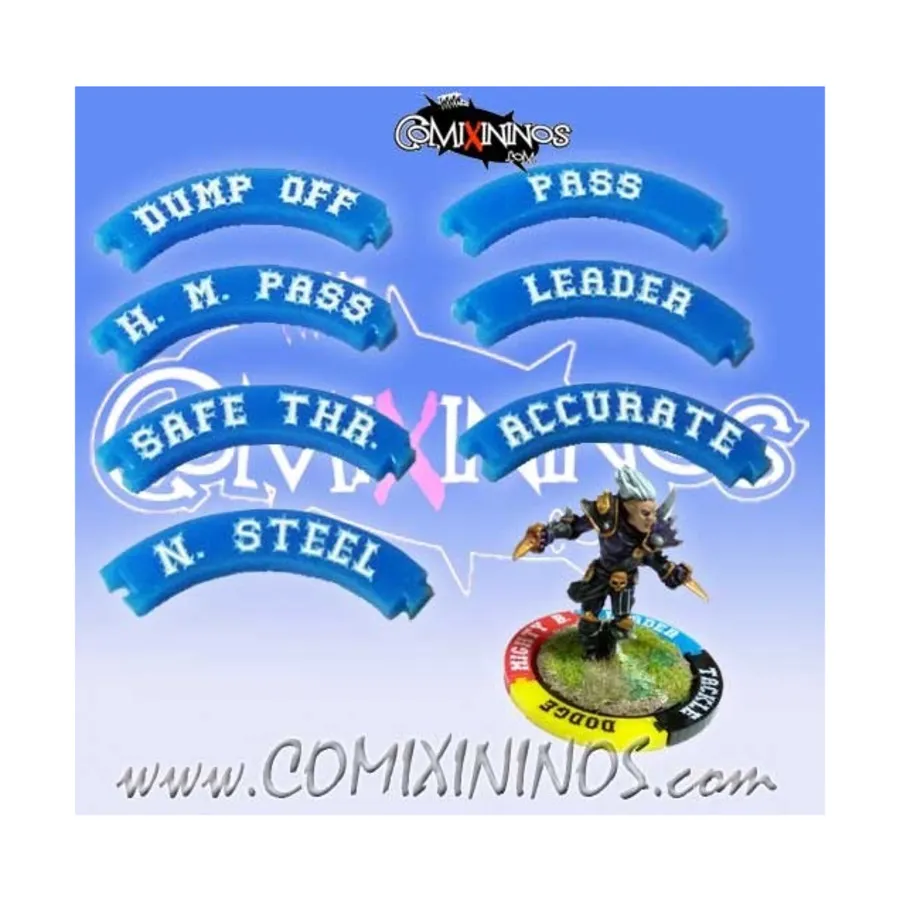 Кольца навыков прохождения головоломки — синие, Fantasy Football Miniatures - Puzzle Rings for Blood Bowl
Кольца навыков прохождения головоломки — синие, Fantasy Football Miniatures - Puzzle Rings for Blood Bowl