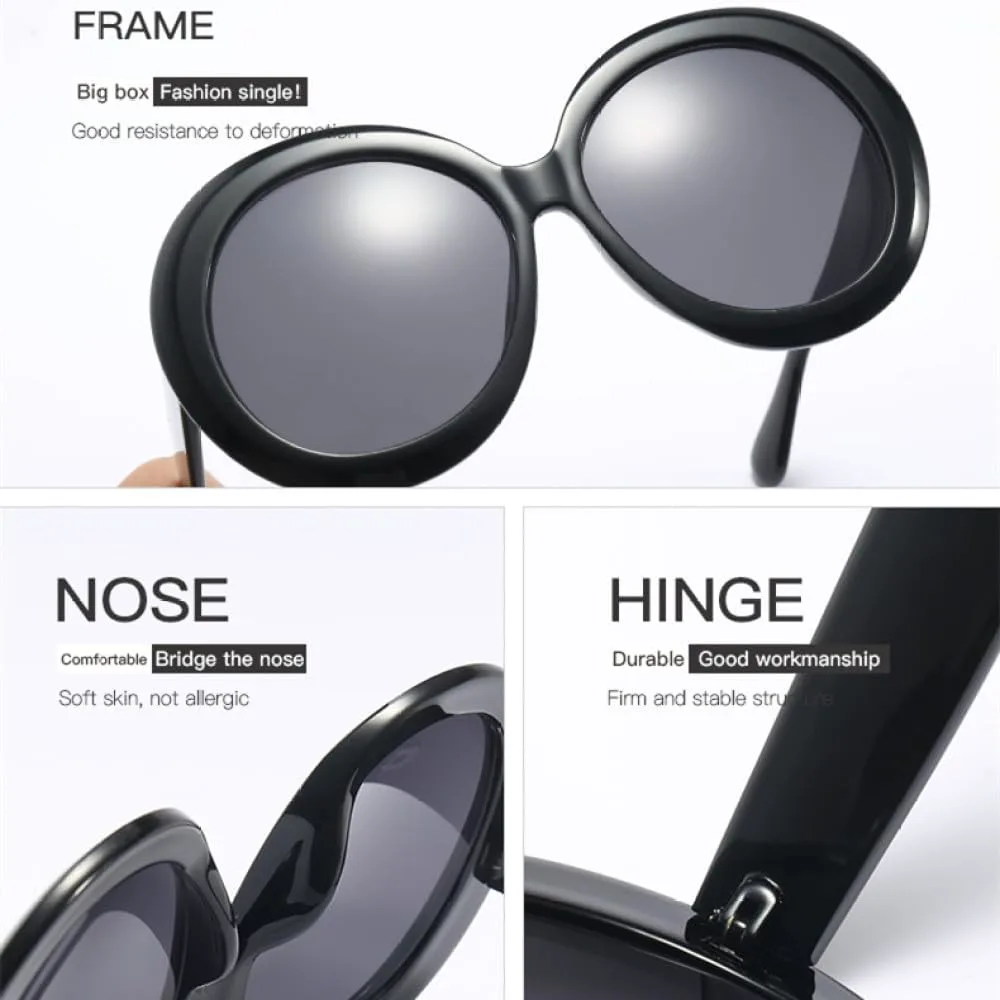 Солнцезащитные очки LVTFCO больших круглых размеров в стиле ретро, увеличенного размера, для женщин и мужчин, защита от ультрафиолета UV400, Black Green
Солнцезащитные очки LVTFCO больших круглых размеров в стиле ретро, увеличенного размера, для женщин и мужчин, защита от ультрафиолета UV400, Black Green