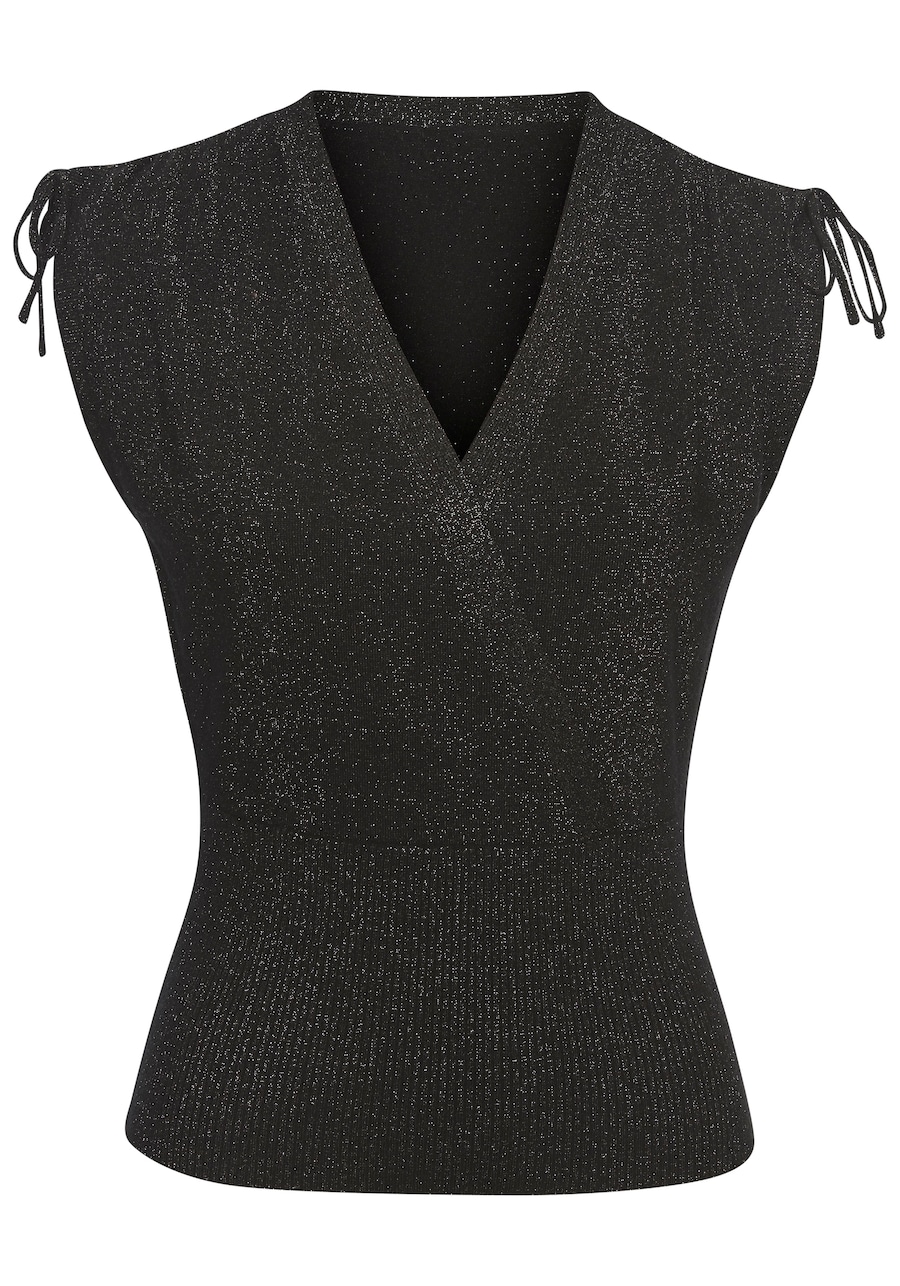 Вязаный топ LASCANA, Mottled Black
Вязаный топ LASCANA, Mottled Black