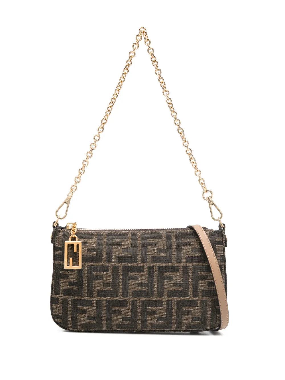 Сумка на плечо baguette FENDI, коричневый
Сумка на плечо baguette FENDI, коричневый