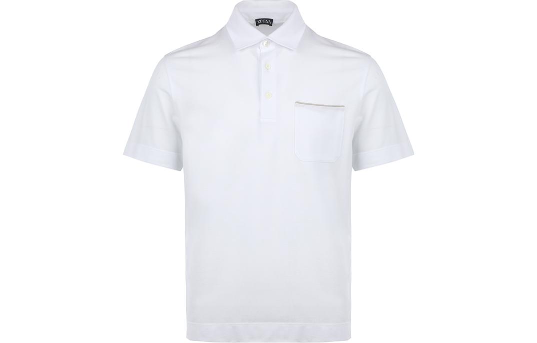 Zegna поло с короткими рукавами и детализированным карманом Zzegna, белый
Zegna поло с короткими рукавами и детализированным карманом Zzegna, белый
