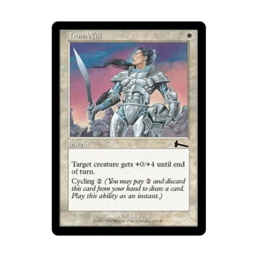 CCG Железная воля (К), MTG - Urza's Legacy
CCG Железная воля (К), MTG - Urza's Legacy