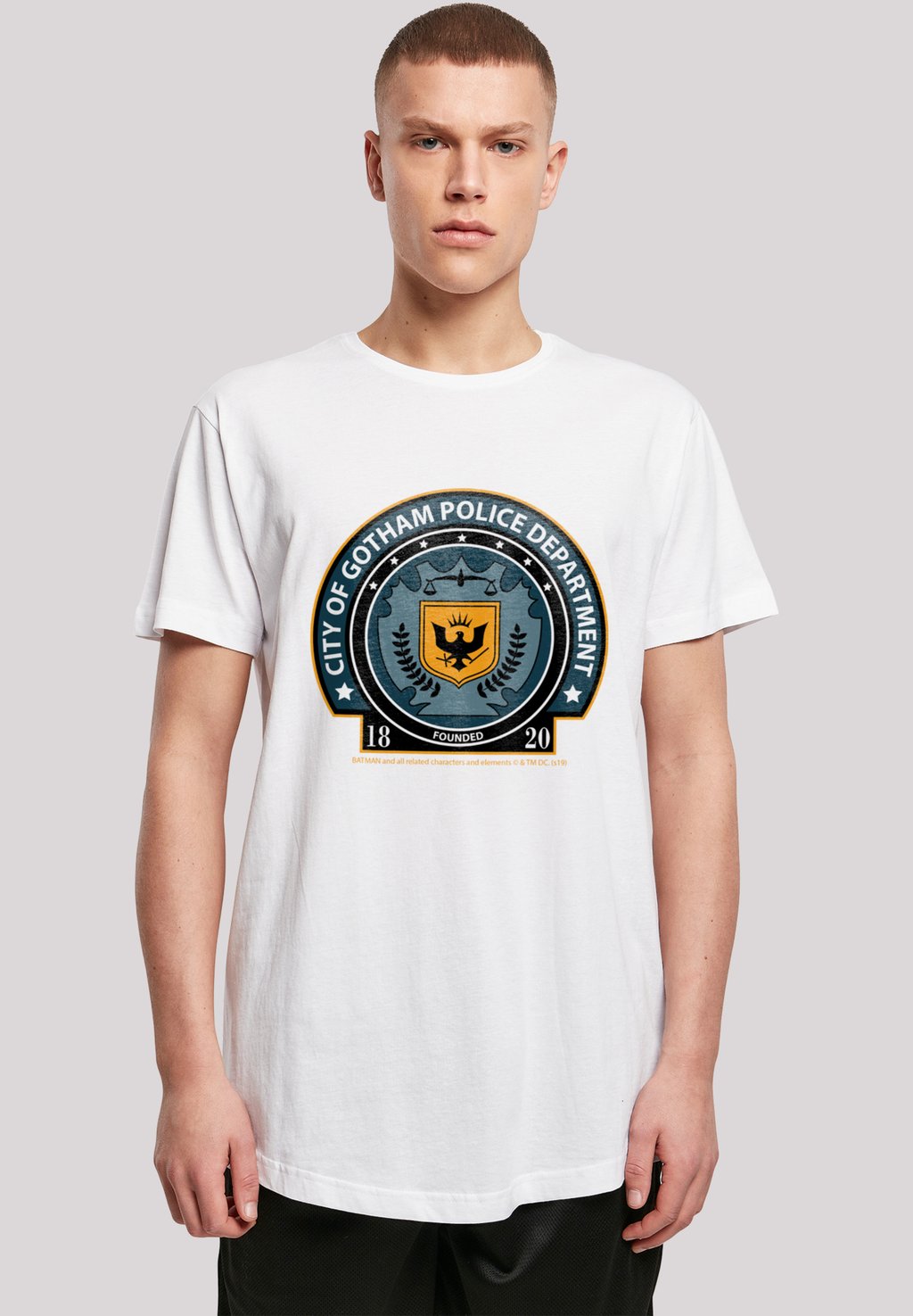 Футболка с принтом DC COMIS SUPERHELDEN BATMAN GOTHAM POLICE DEPT F4NT4STIC, белый
Футболка с принтом DC COMIS SUPERHELDEN BATMAN GOTHAM POLICE DEPT F4NT4STIC, белый