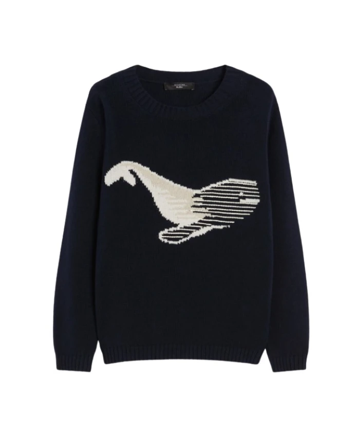 Синие свитера с рисунком Weekend Max Mara, синий
Синие свитера с рисунком Weekend Max Mara, синий