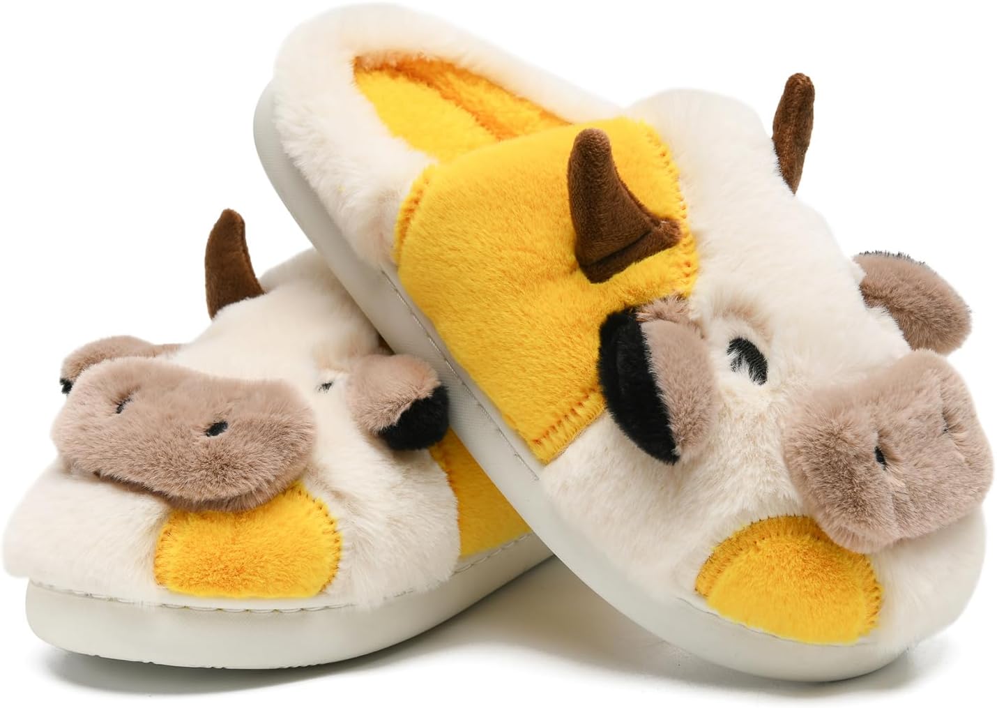 Домашние тапочки Sharllen Fuzzy Cow для детей, милые пушистые тапочки в виде коровы, детская обувь для девочек и мальчиков, мультяшные тапочки для дома, для использования внутри и на улице, желтый
Домашние тапочки Sharllen Fuzzy Cow для детей, милые пушистые тапочки в виде коровы, детская обувь для девочек и мальчиков, мультяшные тапочки для дома, для использования внутри и на улице, желтый