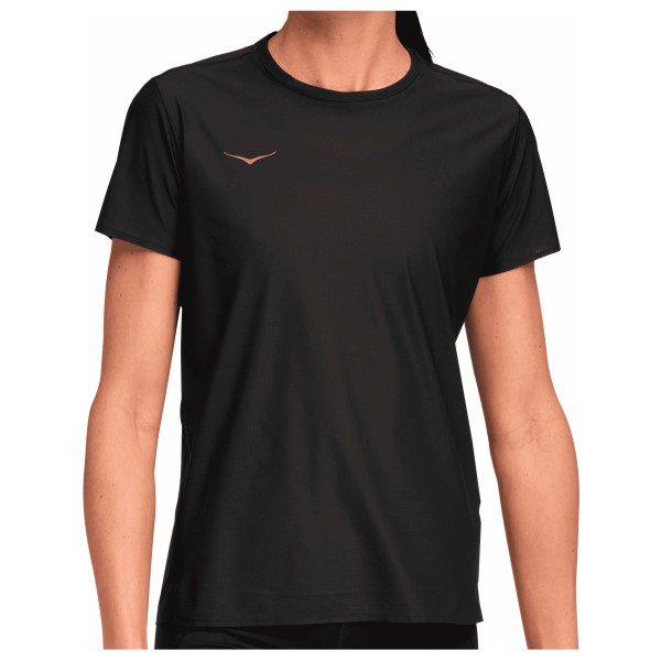Женская футболка Airolite с коротким рукавом 2.0 для бега Hoka, черный 
Женская футболка Airolite с коротким рукавом 2.0 для бега Hoka, черный