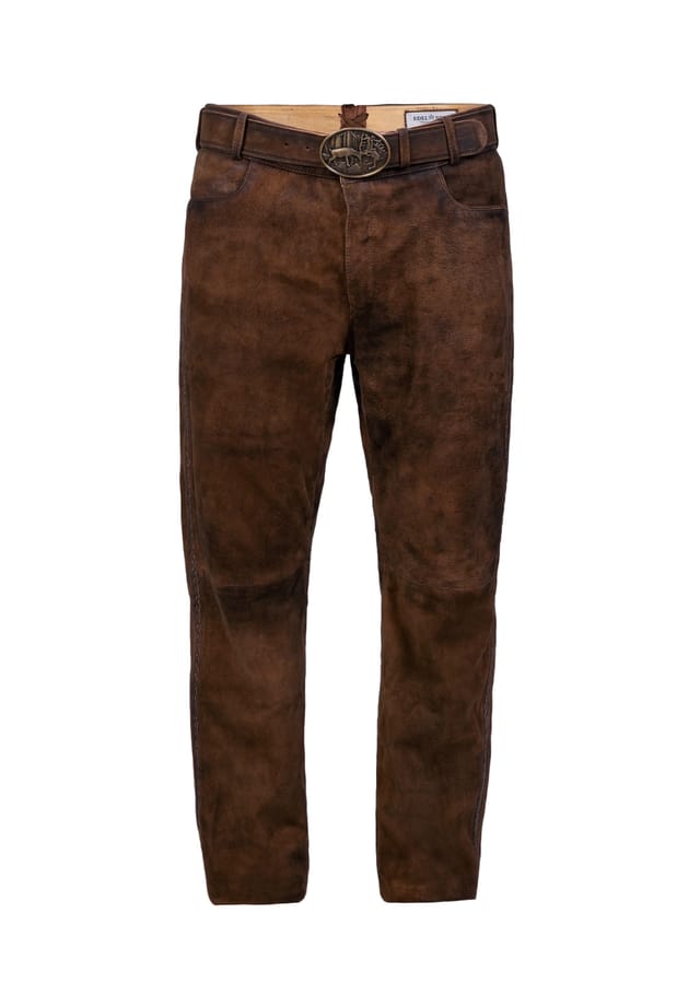 Длинные кожаные штаны Робин Edelnice, коричневый
Длинные кожаные штаны Робин Edelnice, коричневый