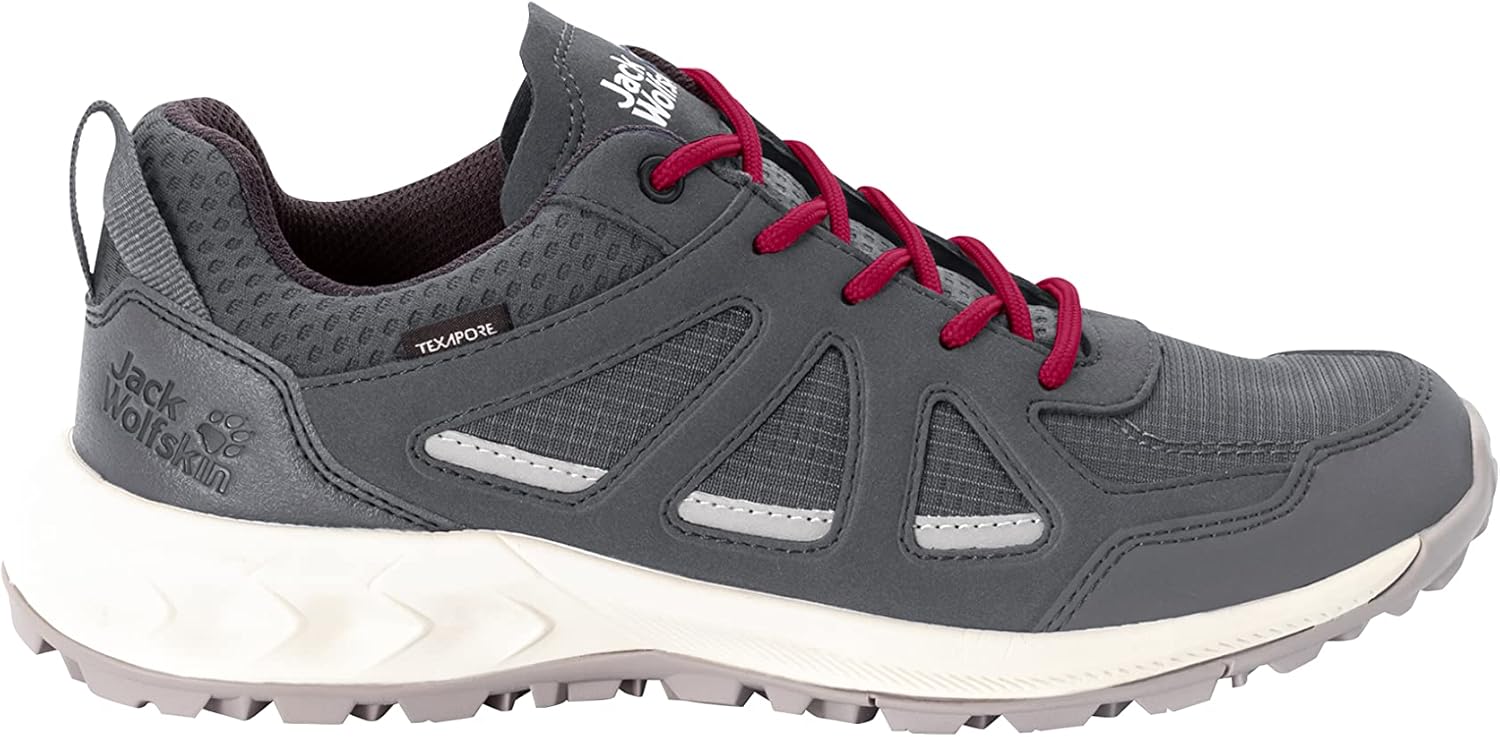 Женские походные ботинки Jack Wolfskin Refugio Texapore Mid, серый красный
Женские походные ботинки Jack Wolfskin Refugio Texapore Mid, серый красный