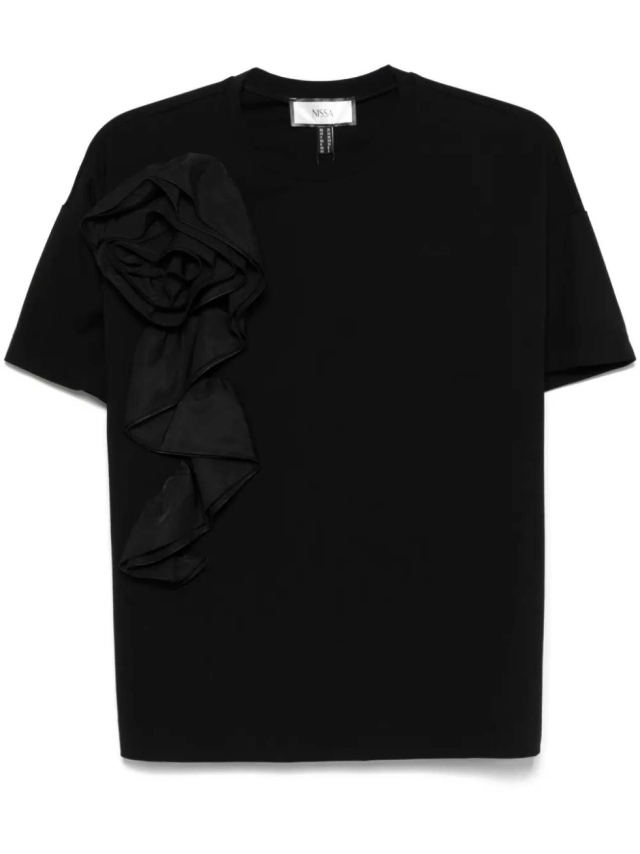 Футболка NISSA с цветочной аппликацией, черный
Футболка NISSA с цветочной аппликацией, черный
