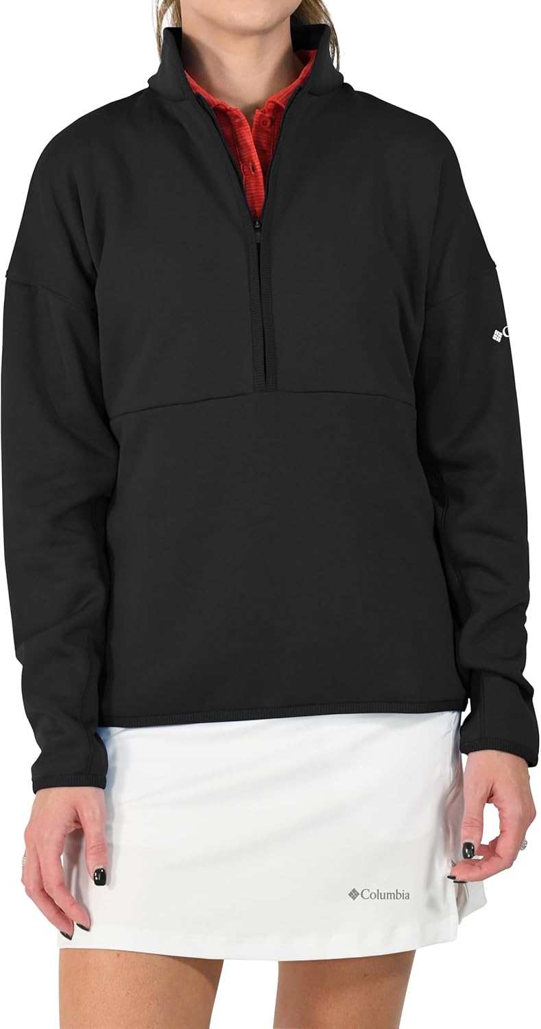 Columbia Golf Women's OMNI-WICK Go For It Pullover, Black
Columbia Golf Women's OMNI-WICK Go For It Pullover, Black