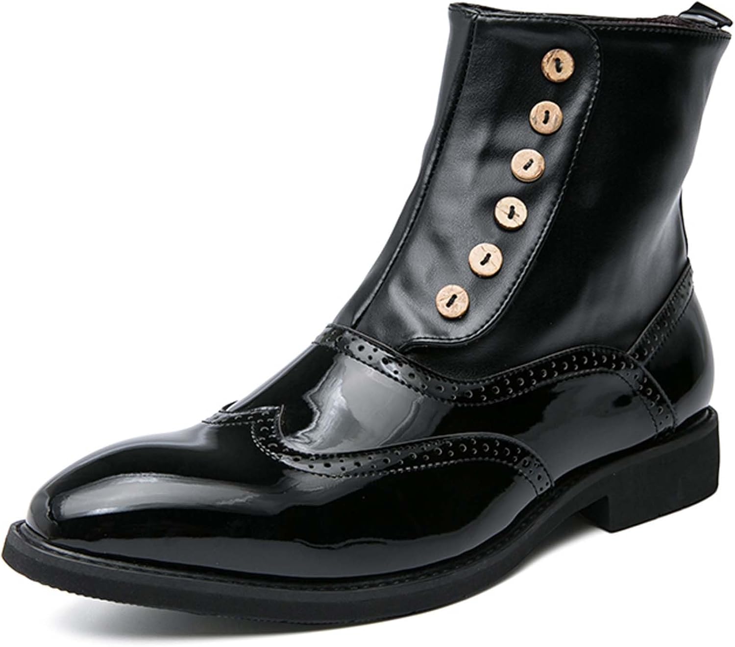 Мужские высокие оксфорды с модным острым носком из лакированной кожи, боевые ботинки в стиле рыцаря, противоскользящие, удобные, кожаные обувь для бизнеса, свадьбы и вечеринок, больших размеров Generic, черный
Мужские высокие оксфорды с модным острым носком из лакированной кожи, боевые ботинки в стиле рыцаря, противоскользящие, удобные, кожаные обувь для бизнеса, свадьбы и вечеринок, больших размеров Generic, черный