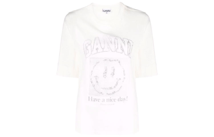 Футболка женская белая GANNI
Футболка женская белая GANNI
