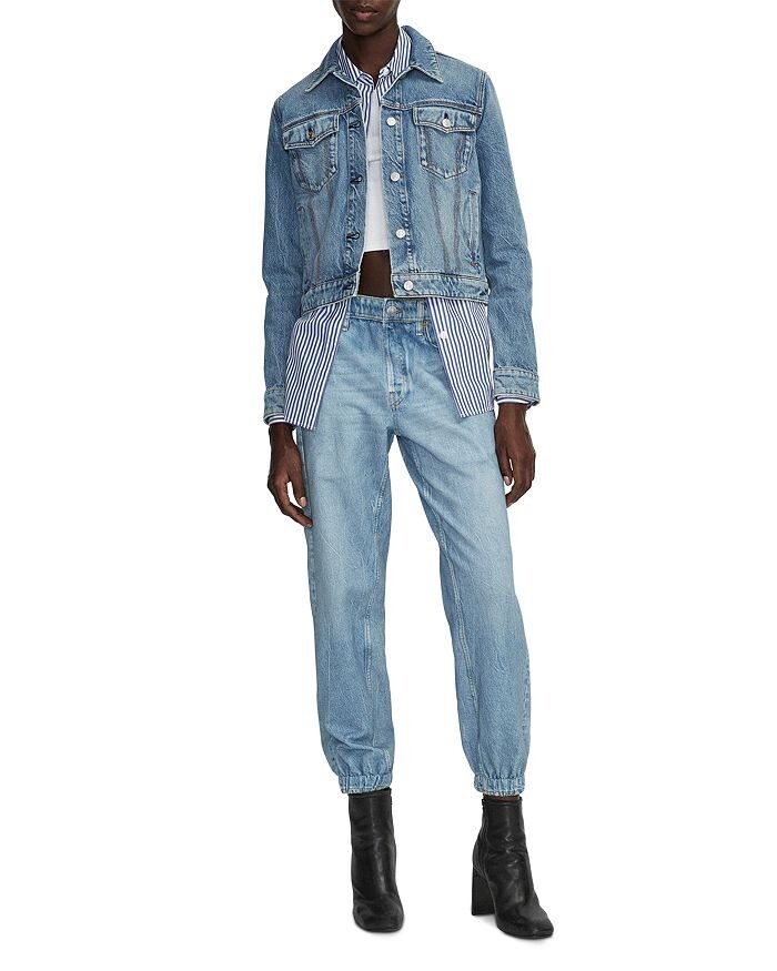Джинсовые джоггеры из хлопковой махровой ткани Miramar rag &bone rag & bone, синий
Джинсовые джоггеры из хлопковой махровой ткани Miramar rag &bone rag & bone, синий