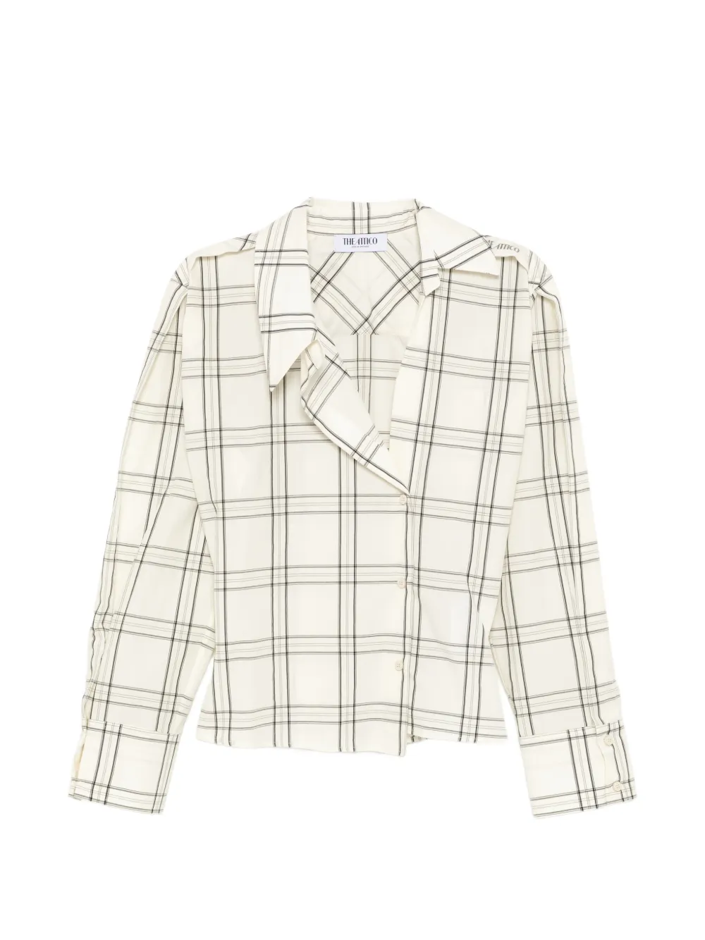 Рубашка в клетку The Attico, бежевый
Рубашка в клетку The Attico, бежевый