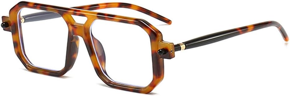 Солнцезащитные очки HYLLE в винтажном квадратном стиле 70-х годов, плоские, авиаторские, классические, ретро, стильные, с защитой от УФ-излучения UV400, для женщин и мужчин, Leopard Frame & Transparent Lens
Солнцезащитные очки HYLLE в винтажном квадратном стиле 70-х годов, плоские, авиаторские, классические, ретро, стильные, с защитой от УФ-излучения UV400, для женщин и мужчин, Leopard Frame & Transparent Lens