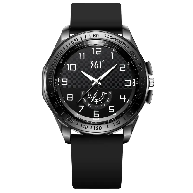 361° Часы мужские Racing Fashion Style Collection с кварцевым механизмом и силиконовым ремешком, черный циферблат
361° Часы мужские Racing Fashion Style Collection с кварцевым механизмом и силиконовым ремешком, черный циферблат