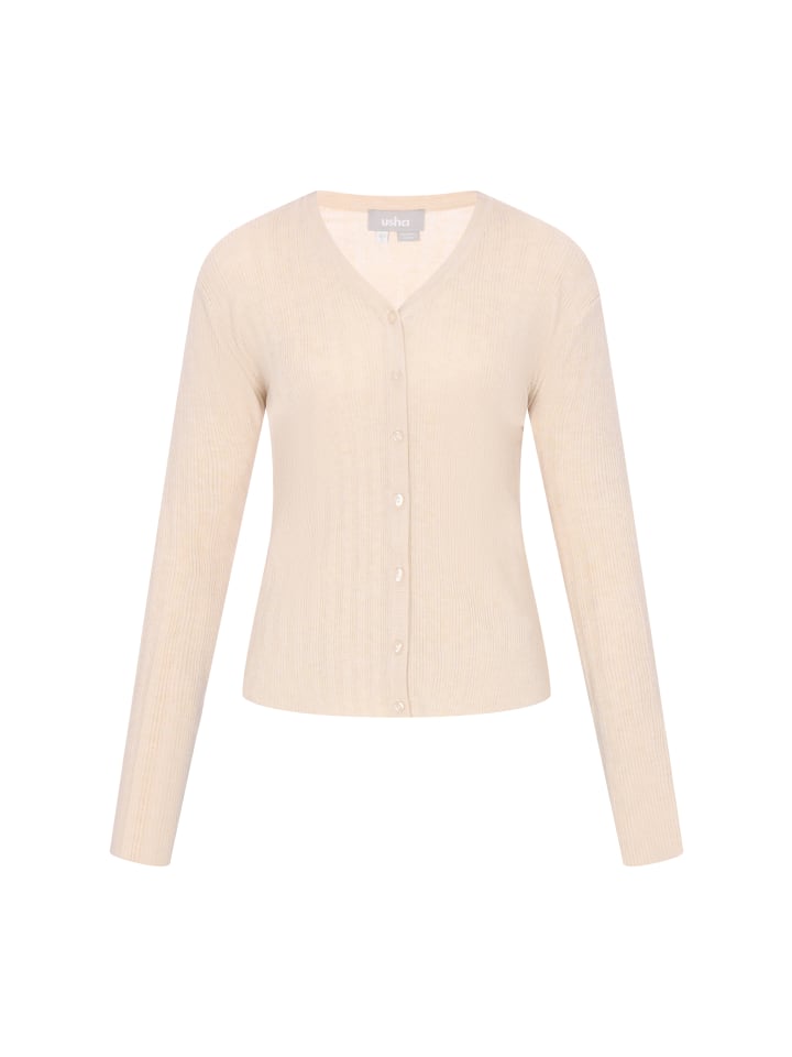 Usha Женский кардиган бежевого цвета
Usha Женский кардиган бежевого цвета