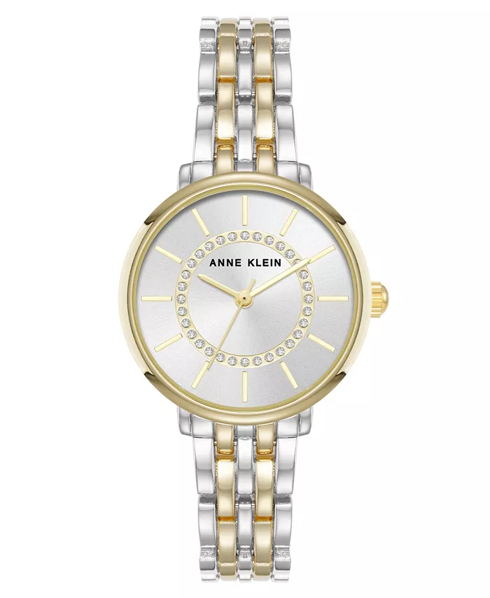 Женские часы Quartz Classy с двухцветным металлическим корпусом, 30 мм Anne Klein
Женские часы Quartz Classy с двухцветным металлическим корпусом, 30 мм Anne Klein