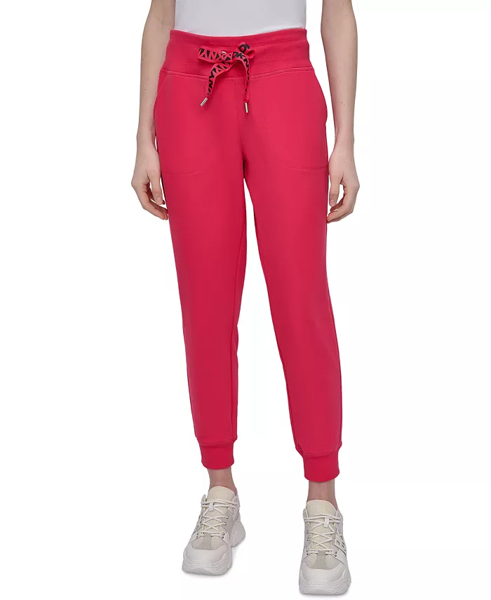 Спортивные женские брюки с высокой талией и логотипом на шнурке DKNY, красный
Спортивные женские брюки с высокой талией и логотипом на шнурке DKNY, красный