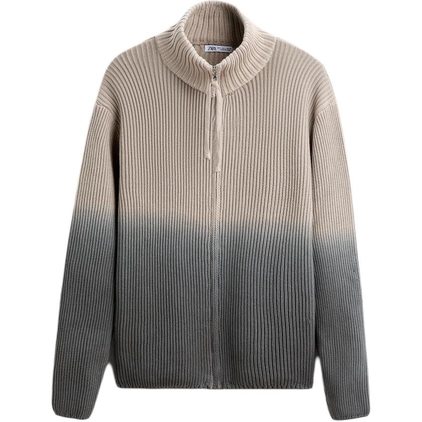 ZARA Трикотажный свитер мужской серый
ZARA Трикотажный свитер мужской серый