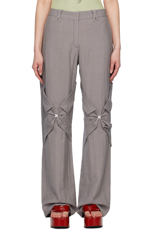 Брюки с цветочным принтом и сборкой J.Kim, серый
Брюки с цветочным принтом и сборкой J.Kim, серый