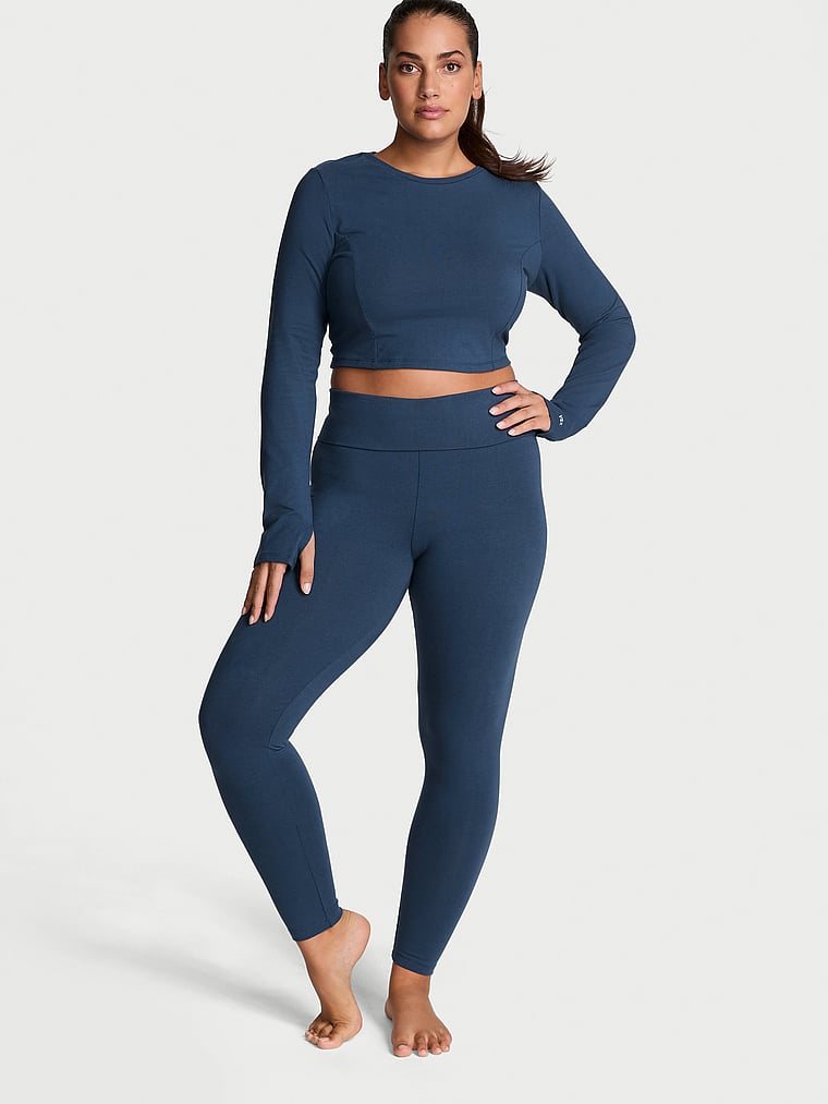 Хлопковые леггинсы с отворотом Vsx, синий
Хлопковые леггинсы с отворотом Vsx, синий