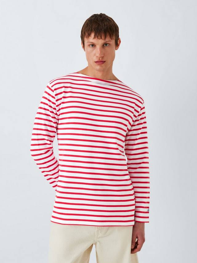 Хлопчатобумажная футболка в полоску с длинным рукавом обычного покроя Armor Lux, цвет Blanc/Tomato
Хлопчатобумажная футболка в полоску с длинным рукавом обычного покроя Armor Lux, цвет Blanc/Tomato