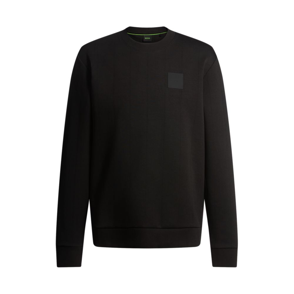 Толстовка с вышивкой капельной иглой BOSS, черный
Толстовка с вышивкой капельной иглой BOSS, черный