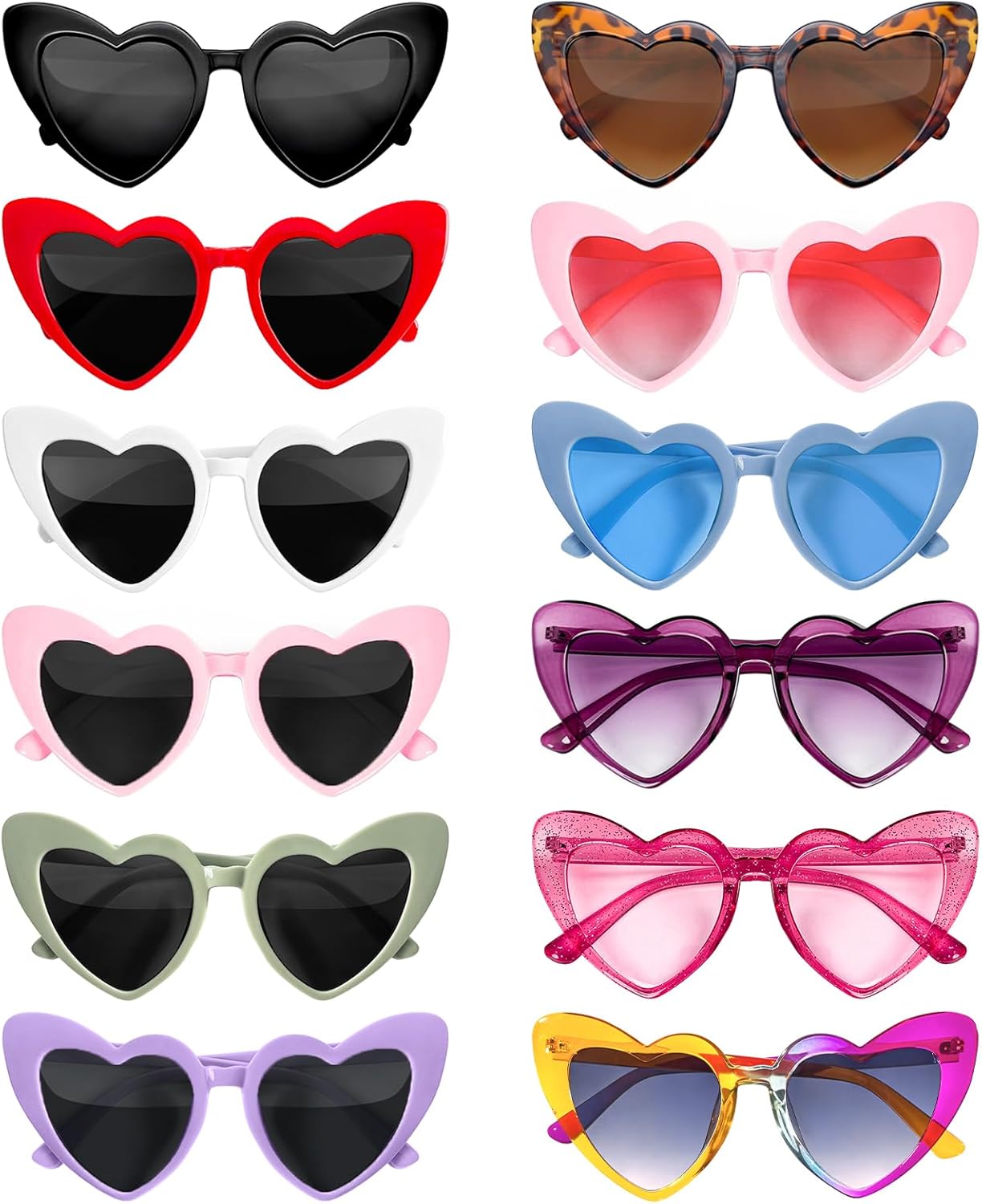 Набор из 12 солнцезащитных очков в форме сердца для женщин, сувениры для девичника, ретро-очки «кошачий глаз» для подружек невесты, подарок на свадебное торжество Geopty, Assorted Colors
Набор из 12 солнцезащитных очков в форме сердца для женщин, сувениры для девичника, ретро-очки «кошачий глаз» для подружек невесты, подарок на свадебное торжество Geopty, Assorted Colors
