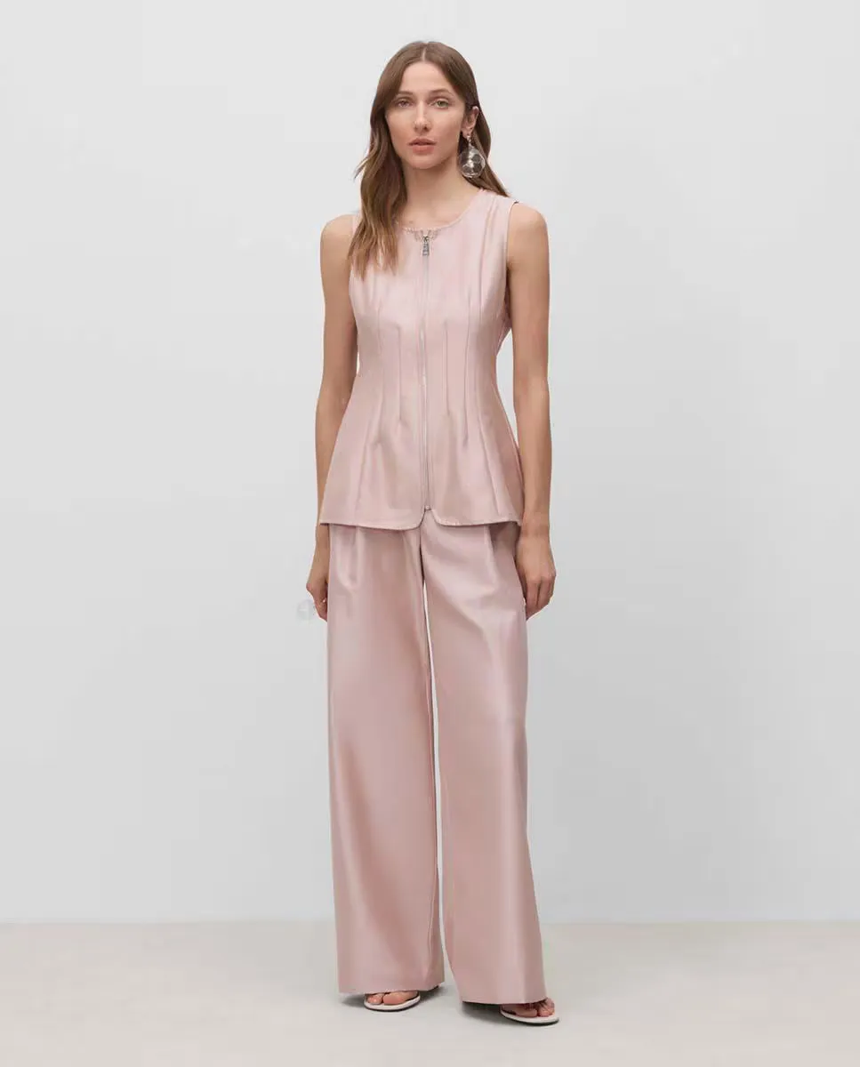 Женские брюки со стрелками, широкие Simorra, розовый
Женские брюки со стрелками, широкие Simorra, розовый