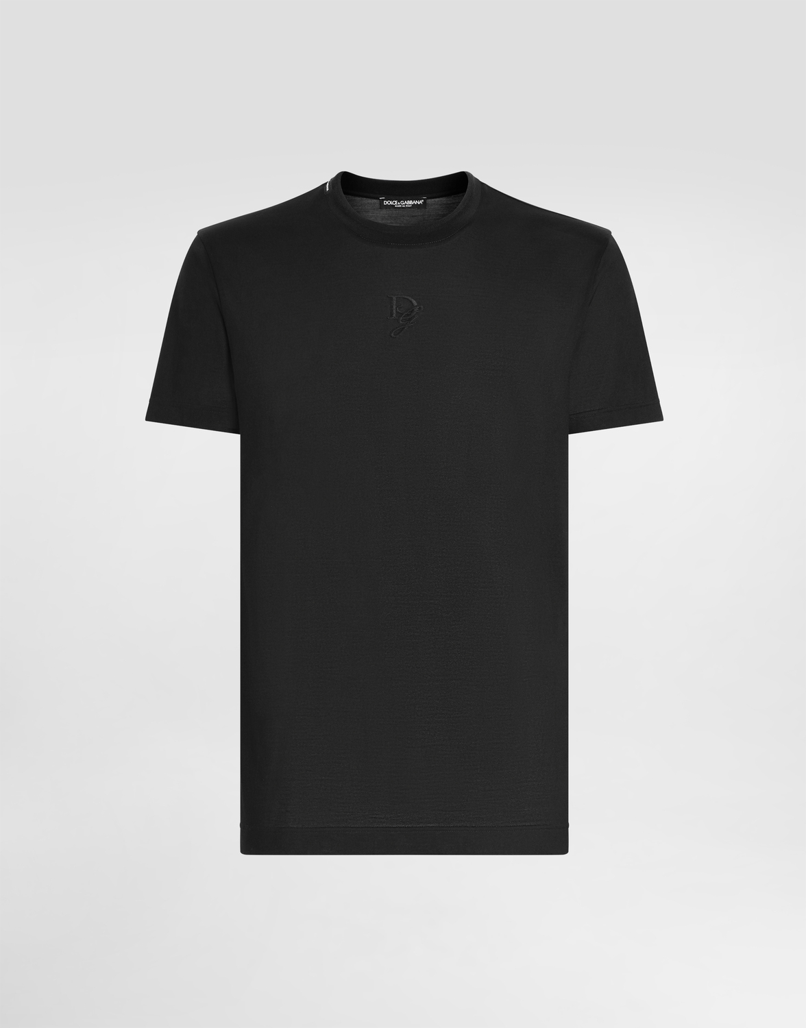 Шелковая футболка с логотипом Dolce & Gabbana, черный
Шелковая футболка с логотипом Dolce & Gabbana, черный