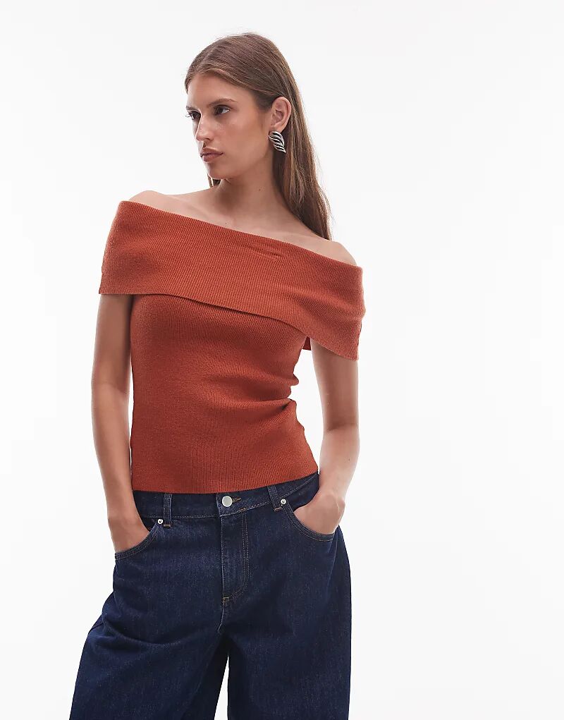 Вязаный свитер NIA Annemarie с открытыми плечами цвета ржавчины
Вязаный свитер NIA Annemarie с открытыми плечами цвета ржавчины