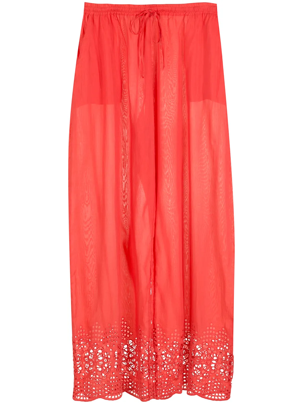 Брюки палаццо с английской вышивкой Amir Slama, красный
Брюки палаццо с английской вышивкой Amir Slama, красный