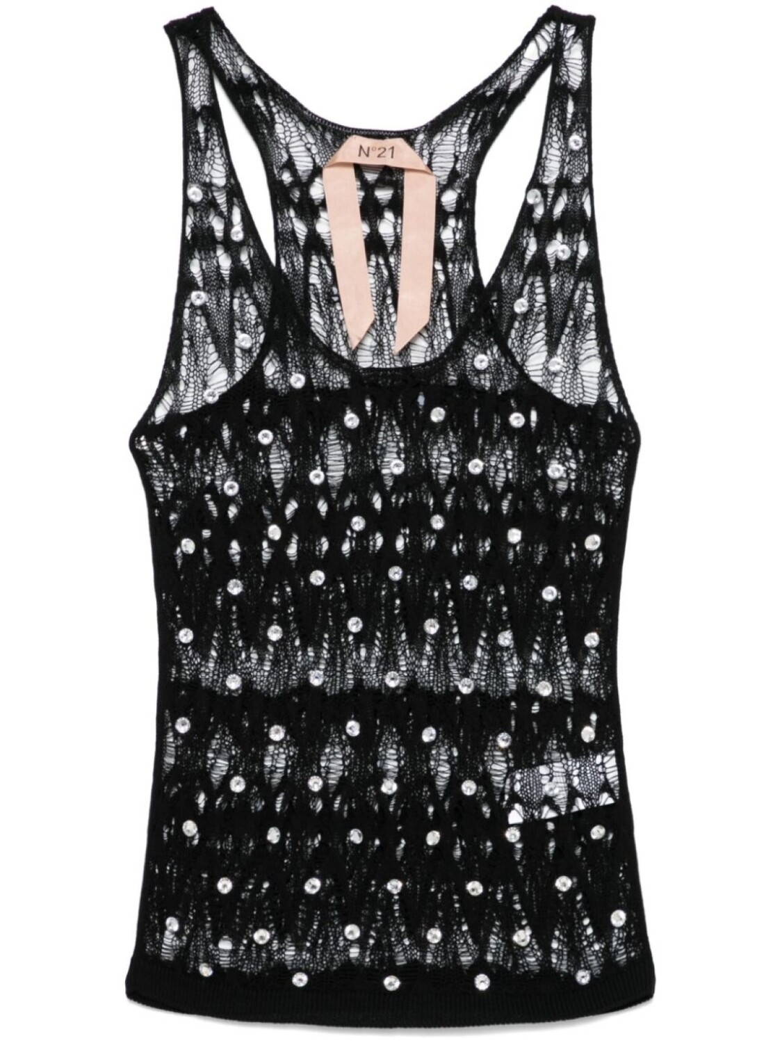 Топ с декоративной строчкой Nº21, черный
Топ с декоративной строчкой Nº21, черный