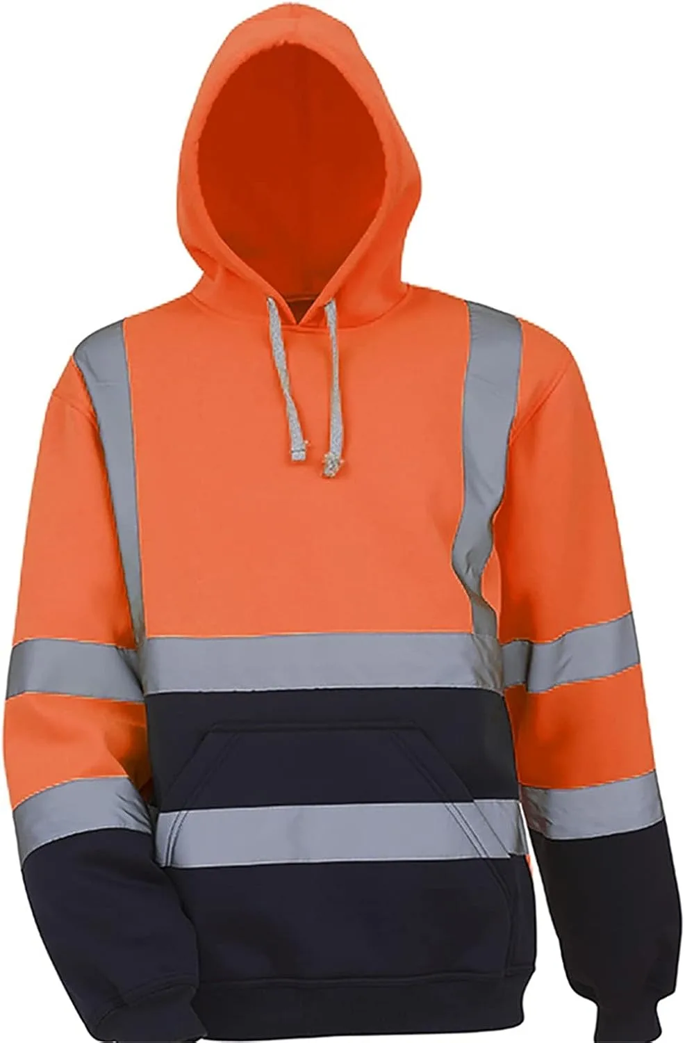 Мужской светоотражающий пуловер с капюшоном на флисе
Мужской светоотражающий пуловер с капюшоном на флисе