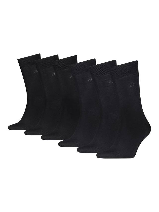 Классические носки Calvin Klein Calvin Klein, Pack of 6, Black
Классические носки Calvin Klein Calvin Klein, Pack of 6, Black