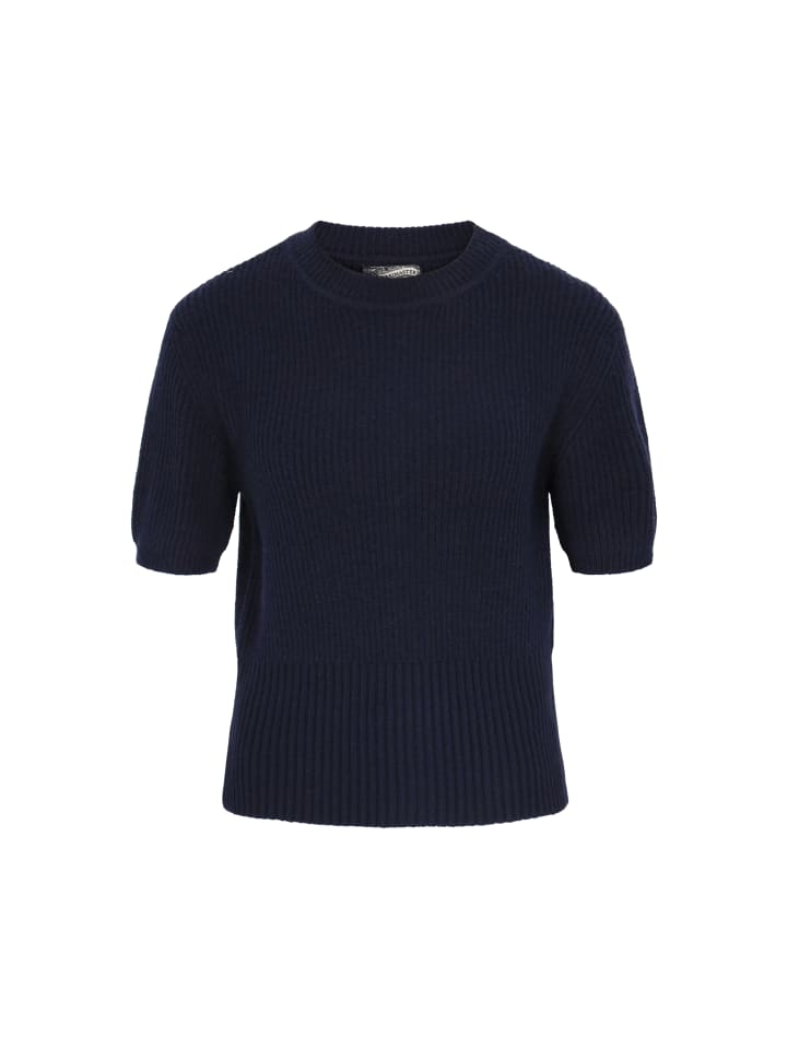 Женский свитер темно-синего цвета DreiMaster Vintage
Женский свитер темно-синего цвета DreiMaster Vintage