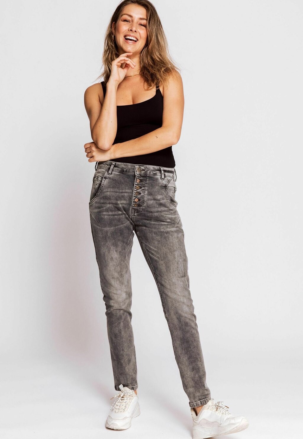 Джинсы облегающего кроя Zhrill, серый
Джинсы облегающего кроя Zhrill, серый