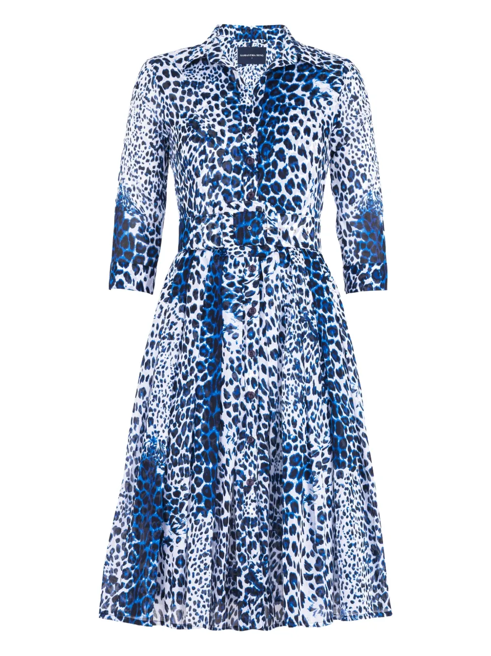 Платье-рубашка Одри с леопардовым принтом Samantha Sung, синий
Платье-рубашка Одри с леопардовым принтом Samantha Sung, синий