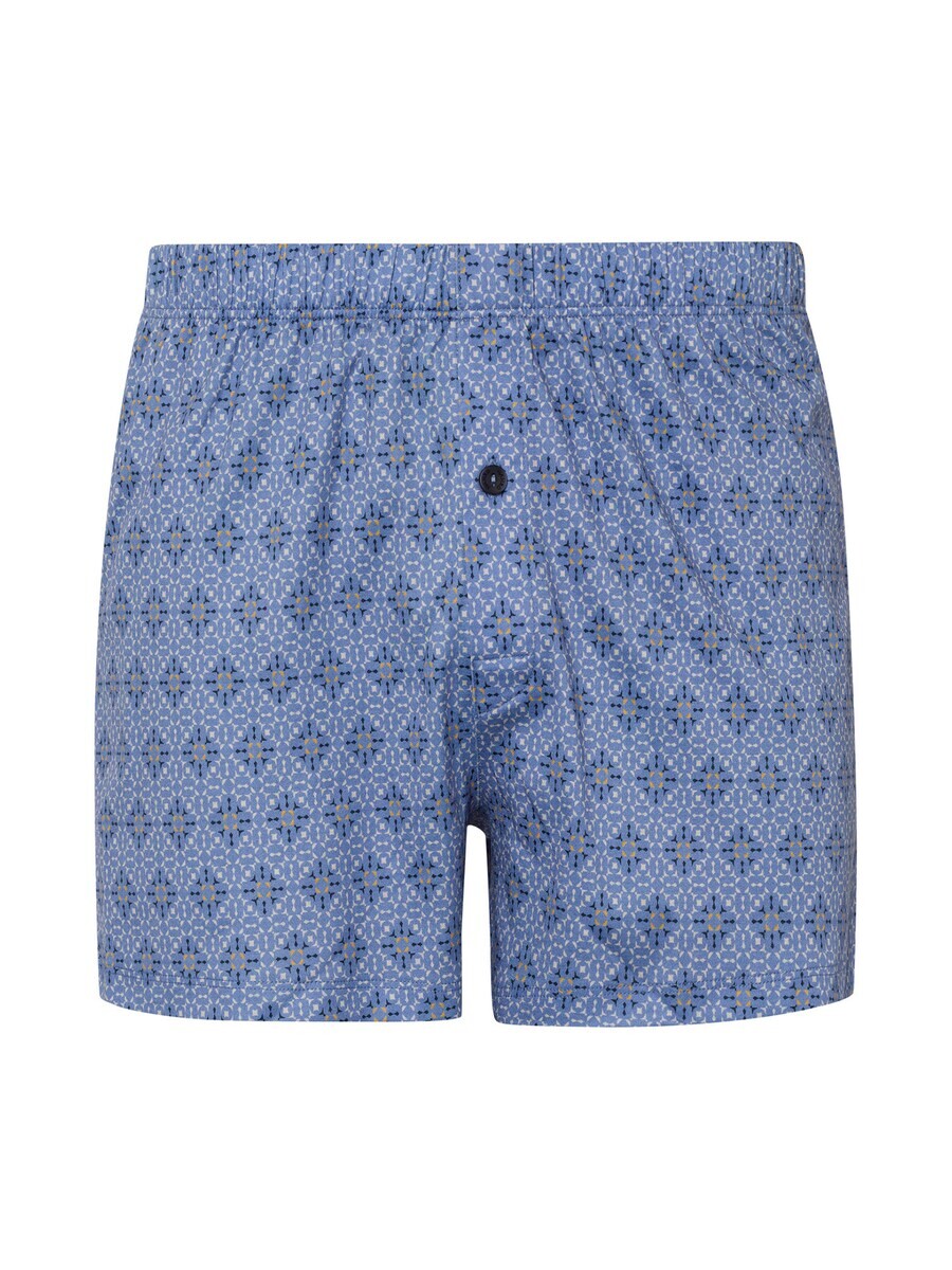 Боксеры Hanro Boxer shorts Fancy Jersey, синий 
Боксеры Hanro Boxer shorts Fancy Jersey, синий