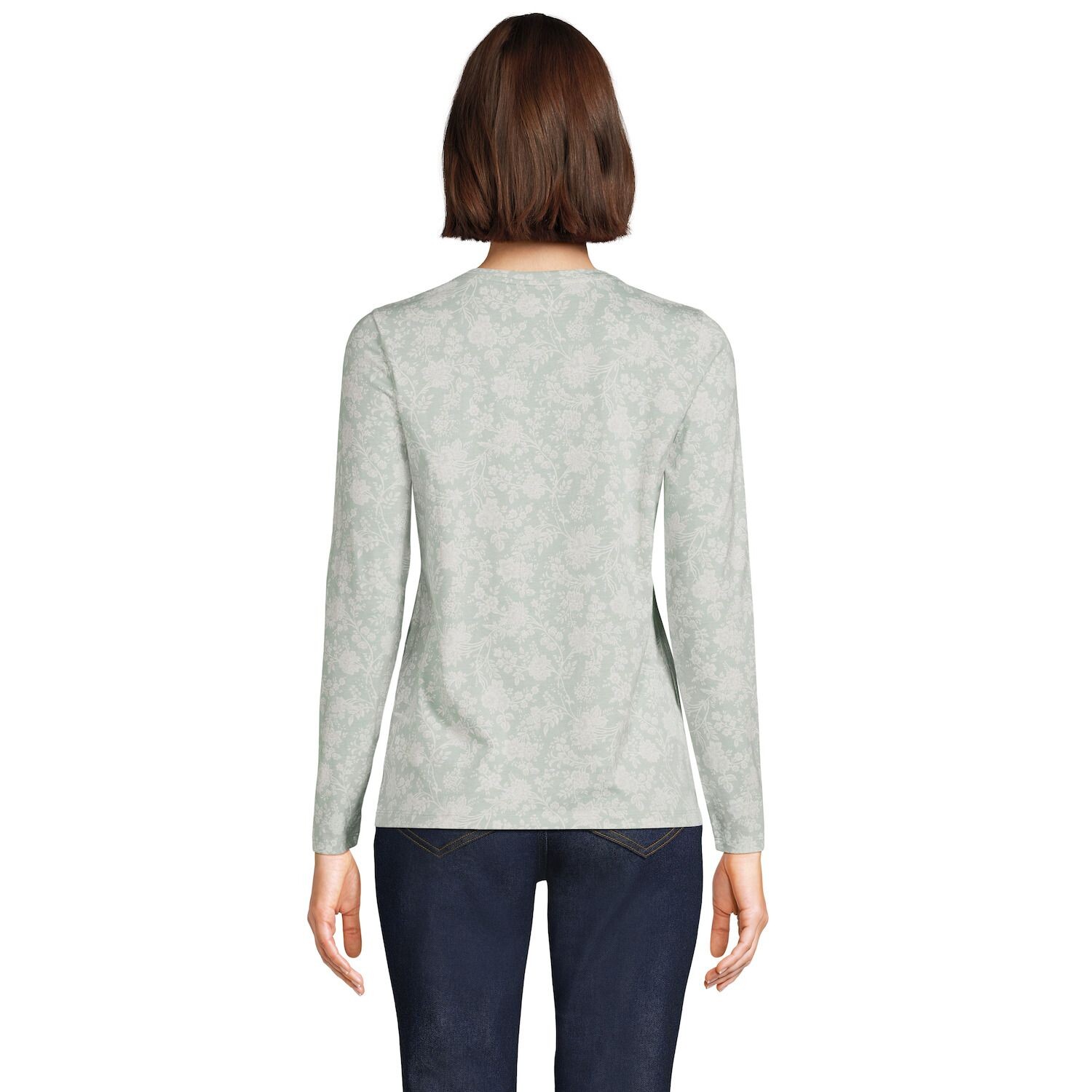 Хлопковая футболка свободного кроя Petite Lands' End Supima с круглым вырезом Lands' End
Хлопковая футболка свободного кроя Petite Lands' End Supima с круглым вырезом Lands' End