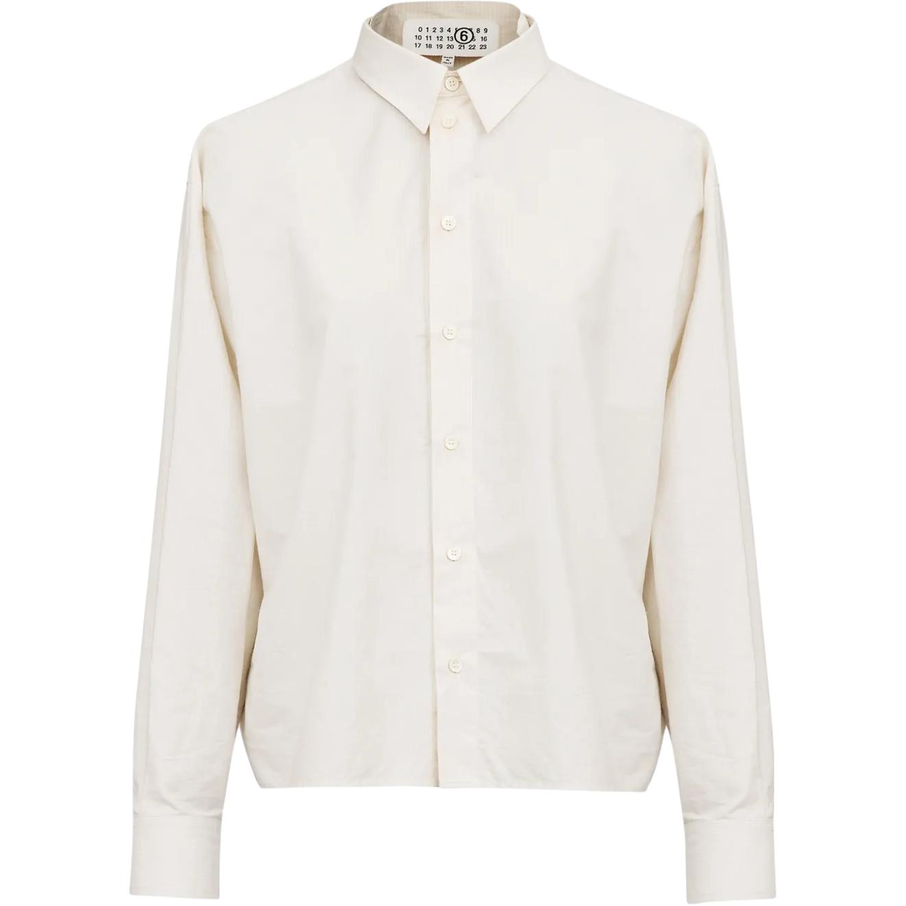 Поплиновая рубашка MM6 Maison Margiela, белый
Поплиновая рубашка MM6 Maison Margiela, белый