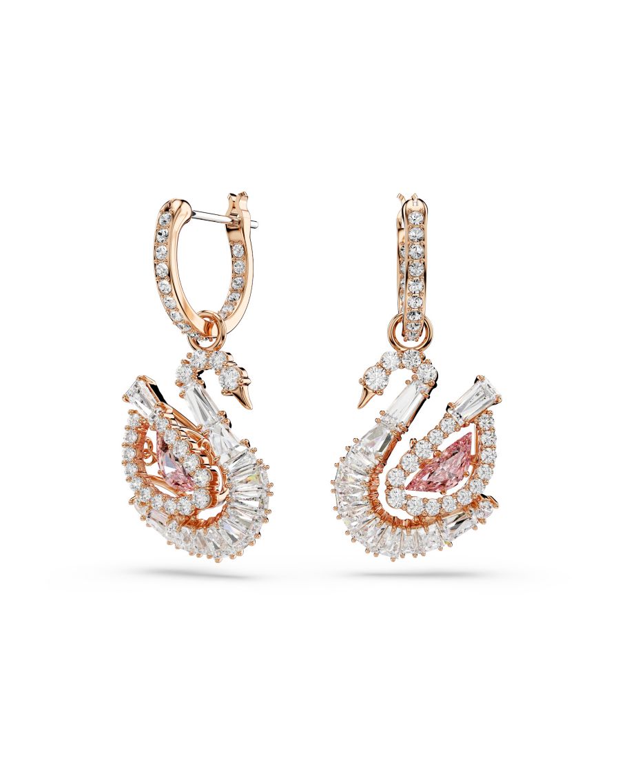 Серьги-капли Лебедь розового цвета Swarovski, Pink
Серьги-капли Лебедь розового цвета Swarovski, Pink