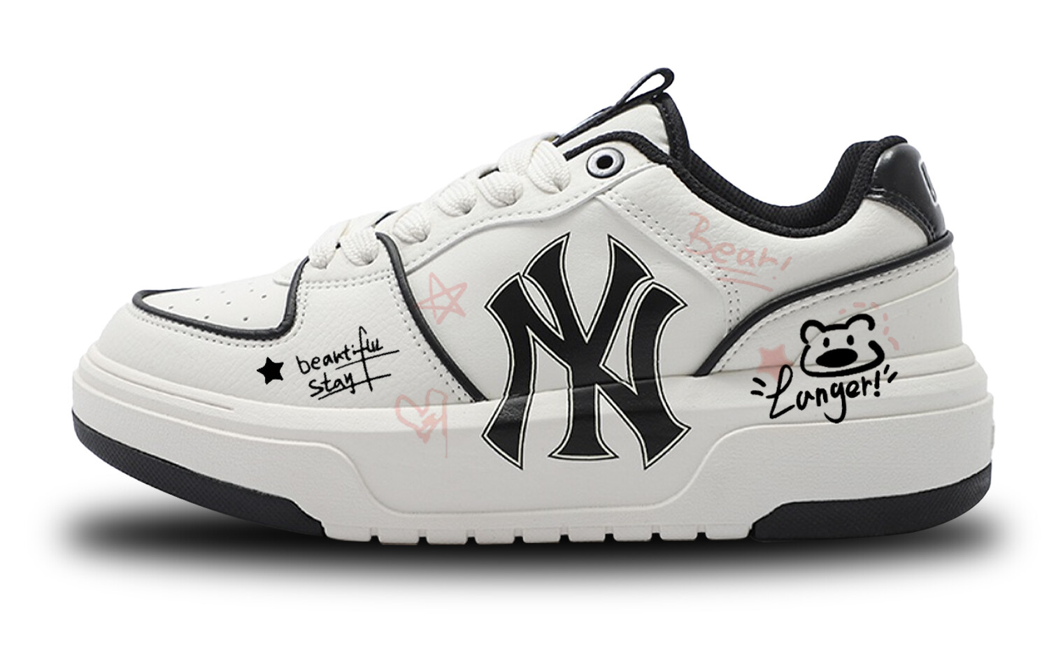 Кроссовки MLB Chunky Liner Skateboarding Shoes Unisex Low-top White/Black, белый/черный
Кроссовки MLB Chunky Liner Skateboarding Shoes Unisex Low-top White/Black, белый/черный