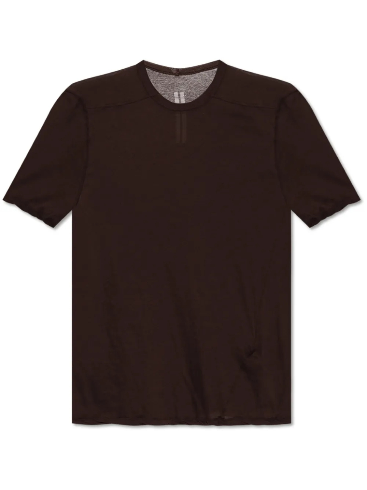 Футболка из хлопка Рика Оуэнса Rick Owens, коричневый 
Футболка из хлопка Рика Оуэнса Rick Owens, коричневый