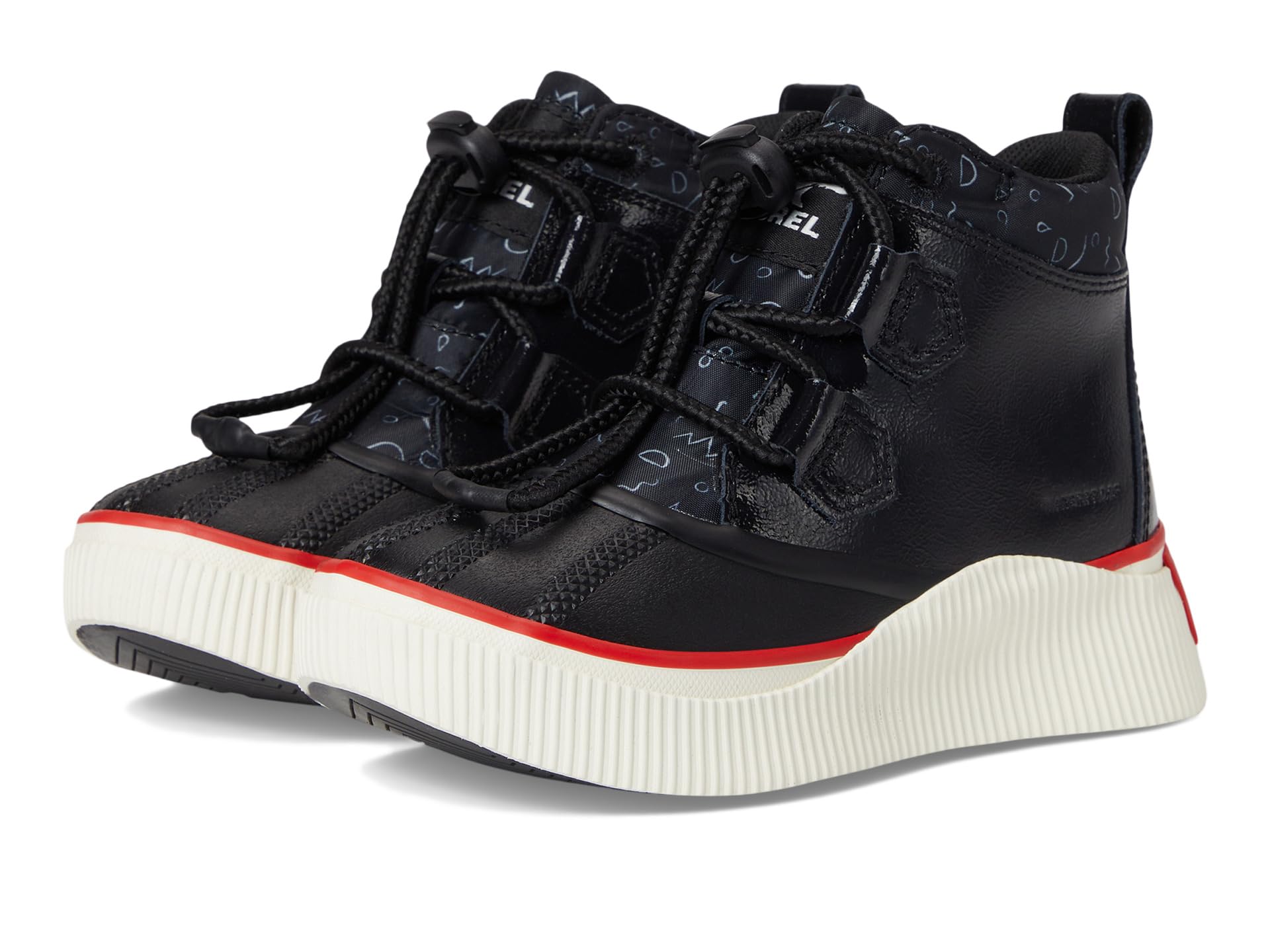 Ботинки SOREL Kids Out N About Iv Classic Waterproof, цвет Black/Bright Red
Ботинки SOREL Kids Out N About Iv Classic Waterproof, цвет Black/Bright Red