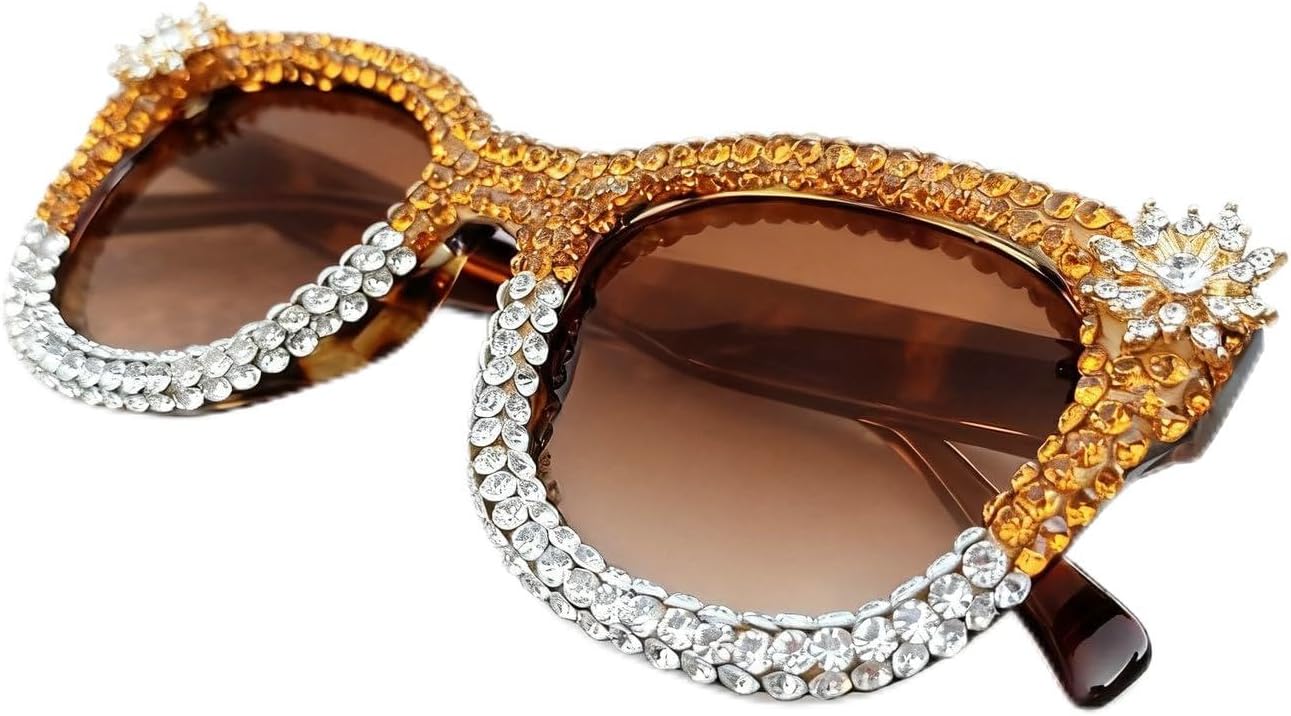 Laureles Модные солнцезащитные очки «Кошачий глаз» с кристаллами в стиле Y2K для мужчин и женщин, винтажные, с леопардовым принтом, коричневые, солнцезащитные очки UV400, C1
Laureles Модные солнцезащитные очки «Кошачий глаз» с кристаллами в стиле Y2K для мужчин и женщин, винтажные, с леопардовым принтом, коричневые, солнцезащитные очки UV400, C1